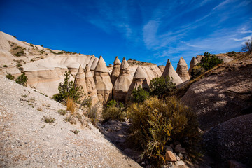 tent rocks desert canyon