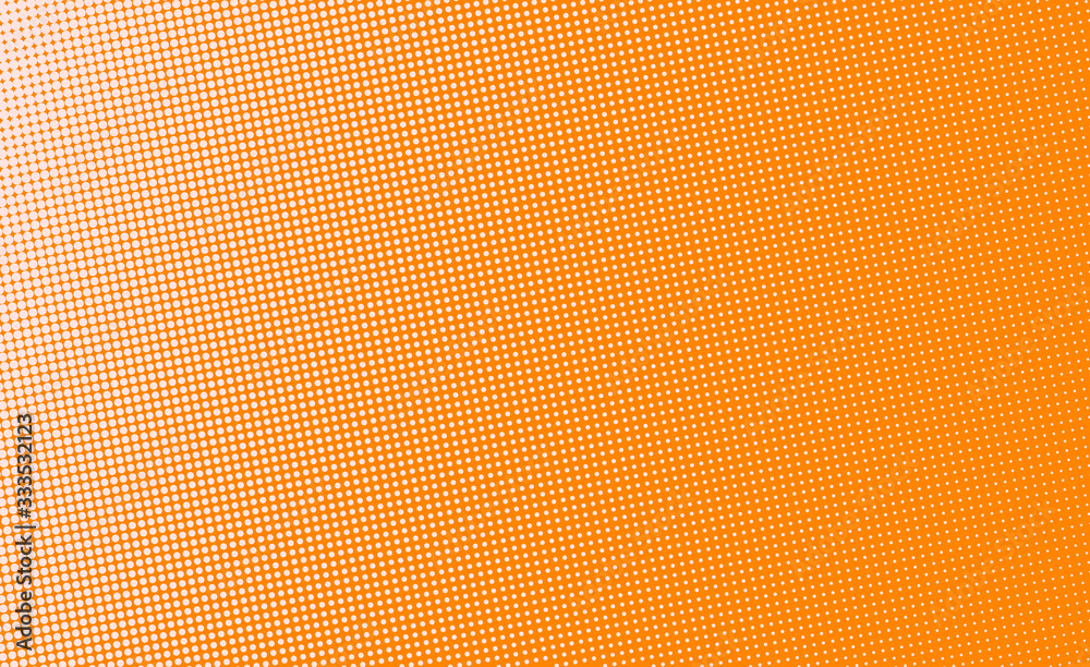 Aufkleber abstract orange background with dots. halftone design