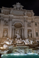 Fototapeta na wymiar The Trevi Fountain in Rome