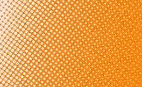 abstract orange background with dots. halftone design