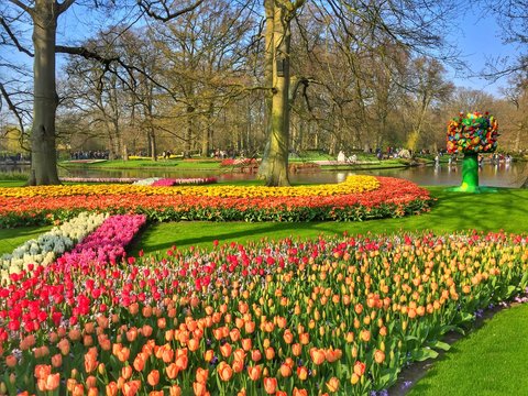 Keukenhof Gardens In The Netherlands