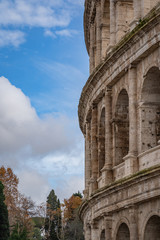 The Colosseum in Rome Italy