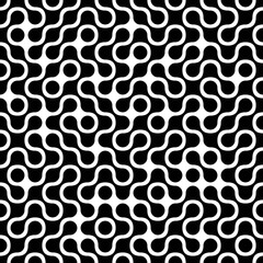 abstract seamless background with dots and connections with it