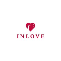 Inlove with open door logo