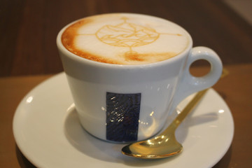 Cup of coffee in milan, Italy  