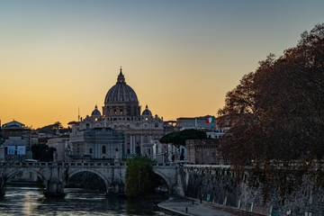 Naklejka na ściany i meble The beautiful city of Rome, Italy