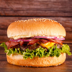  big and tasty burger for restaurant menu25