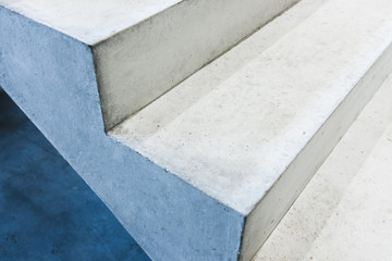 New raw concrete prefabricated stairs