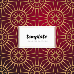 Background mandala seamless pattern vector