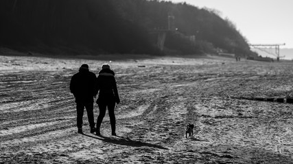 Spacer na plaży © Wojciech