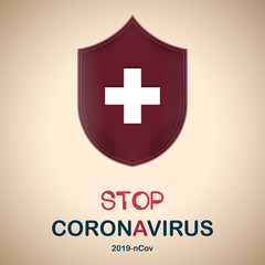 Stop coronavirus poster