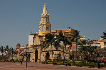 Fototapeta na wymiar Torre del Reloj, Cartagena