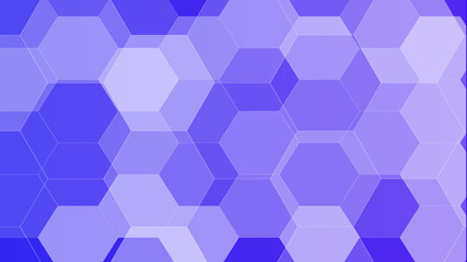 Obraz na płótnie Canvas abstract hexagonal background with various color gradations