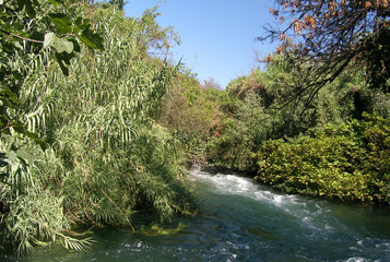 Landscape of Krka river in Krka National Park, Croatia