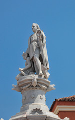 Obraz premium Monument to Columbus, Plaza de la Aduana, Cartagena