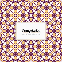 Background mandala seamless pattern vector