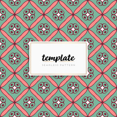 Background mandala seamless pattern vector