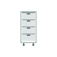 cloth wardrobe on white background