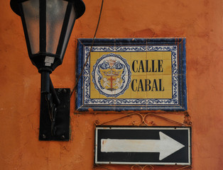 Calle cabal ,Cartagena, Colombia