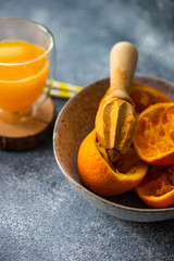 Homemade citrus organic juice