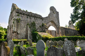 Ruins of Greyabbey Cistercian abbey-monastery