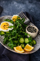 Keto eating concept