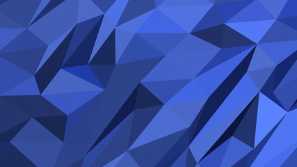 Abstract polygonal background. Modern Wallpaper. Royal Blue vector illustration