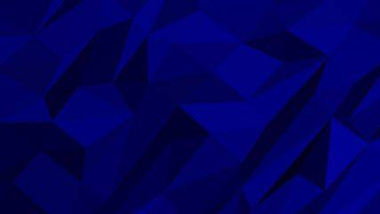 Abstract polygonal background. Modern Wallpaper. Navy Blue vector illustration