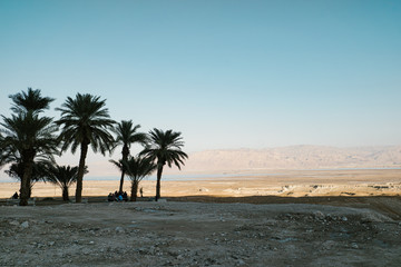 Wieczorny widok w Masadzie