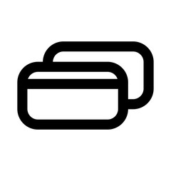 Fototapeta premium credit card ecommerce line style icon
