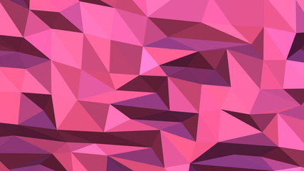Obraz premium Abstract polygonal background. Modern Wallpaper. Hot Pink vector illustration