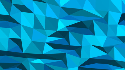 Fototapeta premium Abstract polygonal background. Modern Wallpaper. Deep Sky Blue vector illustration
