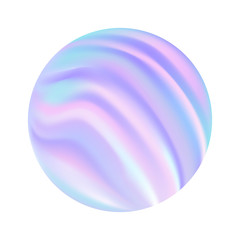 Obraz premium Holographic creative foil shape. 