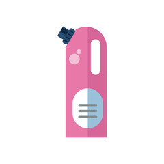 disinfectant plastic bottle product with drop flat style