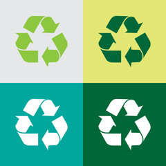Obraz premium Recycle and packaging sign