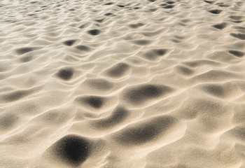 Fototapeta na wymiar Footprints on the beach, Australia