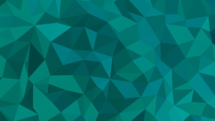 Abstract polygonal background. Modern Wallpaper. Teal vector illustration