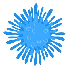 Pandemic coronavirus disease icon. Flat illustration of pandemic coronavirus disease vector icon for web design