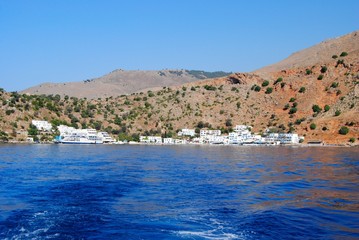Fototapeta premium Crete island: Loutro village.