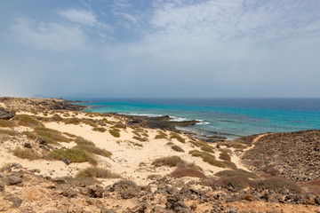 Fototapeta na wymiar Fuerteventura Spanien Europa Corralejo