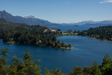 Fototapeta premium beatifull panoramic, lake lacar 