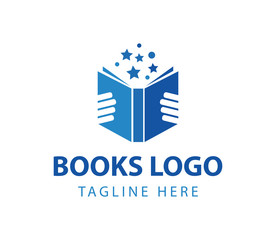 Creative Book logo Icon Design, education logo design
