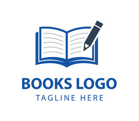 Creative Book logo Icon Design, education logo design