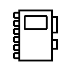 notebook supply line style icon