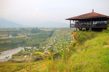 house in the mountains