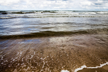 small waves on the Baltic sea