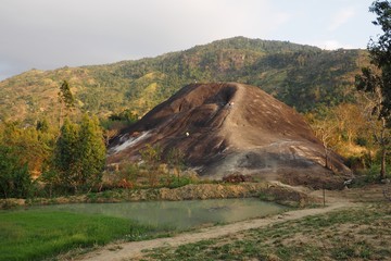 Mother Elephant Rock at Chu Yang Sin Mountains in Dak lak Province, largest monolith in Vietnam