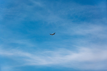 plane in sky