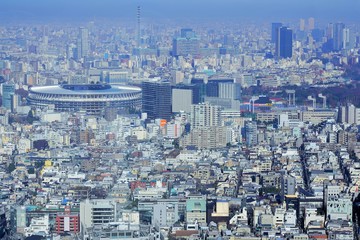 東京の都心眺望