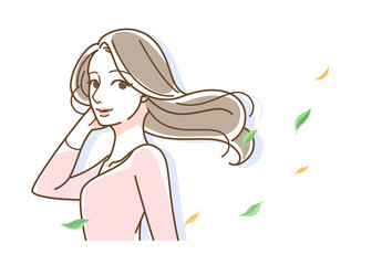 エレガントな女性